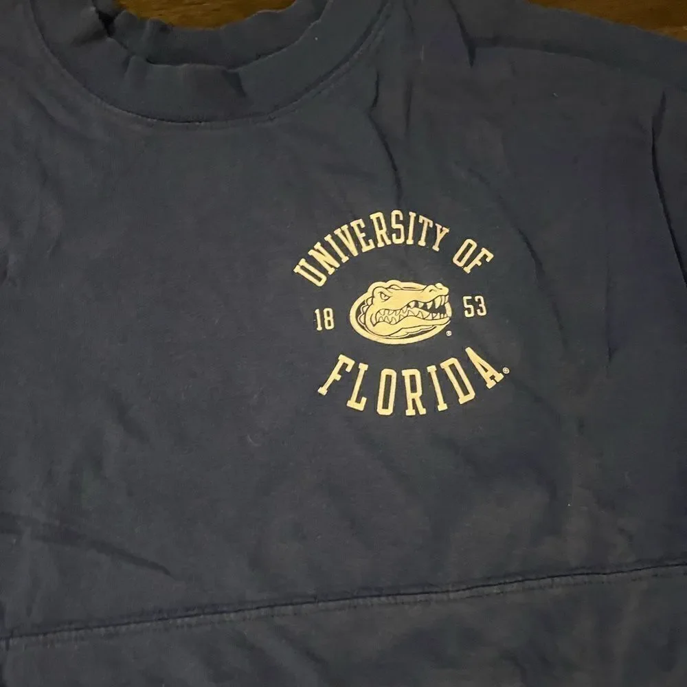League University of Florida Blue Long Sleeve Tshirt